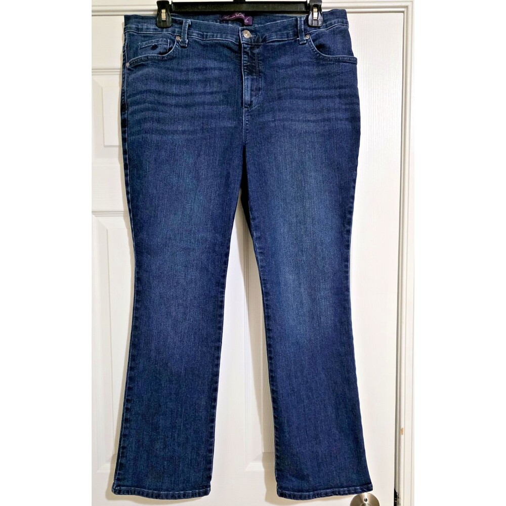 Gloria Vanderbilt Amanda Blue Jeans 16w/29 Bootcut Magical Stretch
